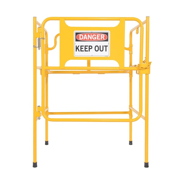 Vestil MAN HOLE GUARD RAIL UP TO 32" WITH SIGN MHGR-32-SI-D-01 - main